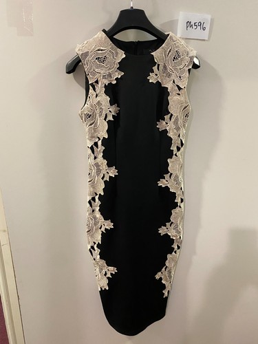 Paris black lace detail - black,