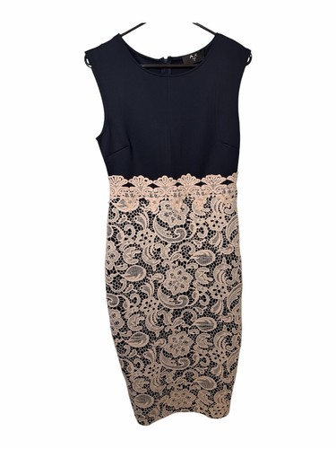 Paris navy and - navy, lace